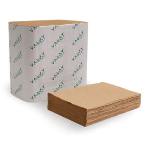 kraft 6.3" x 8.85" 2 ply interfolded napkins 6,000/case