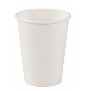 12 oz paper hot cups, white 1000/case