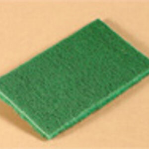 acs general purpose scouring pad green 6" x 9" medium duty 6 / 10 cs