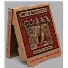 14 Hot Fresh Pizza Box Kraft/Kraft (50/cs)