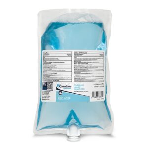 kleenline essentials fresh green foaming hand soap, 1000ml 6 / cs
