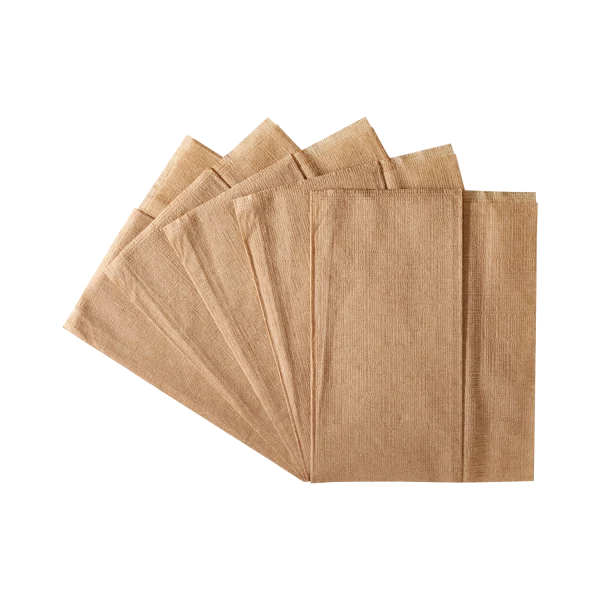 kraft off fold 12" x 13" 1 ply dinner napkins 6,000/case