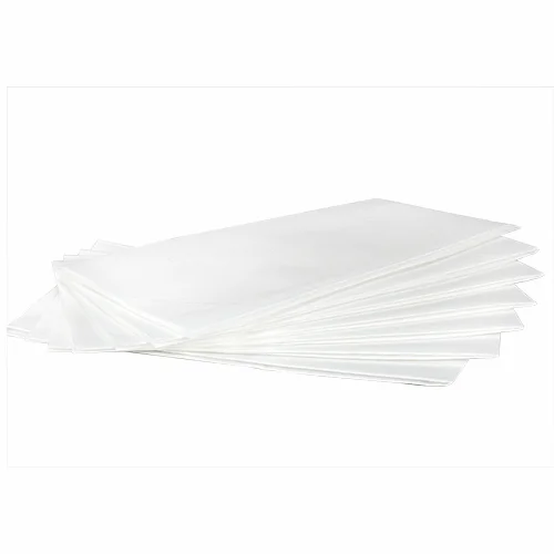saniworks® folded linen replacement guest towels, airlaid, 1/6 fold, white, 50/pk 10 pks/cs